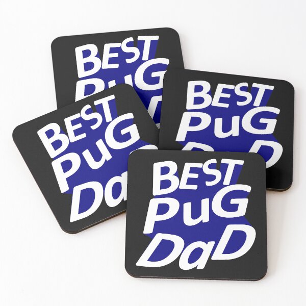 Item preview, Best Pug Dad 3D Text designed and sold by Pugstuff.