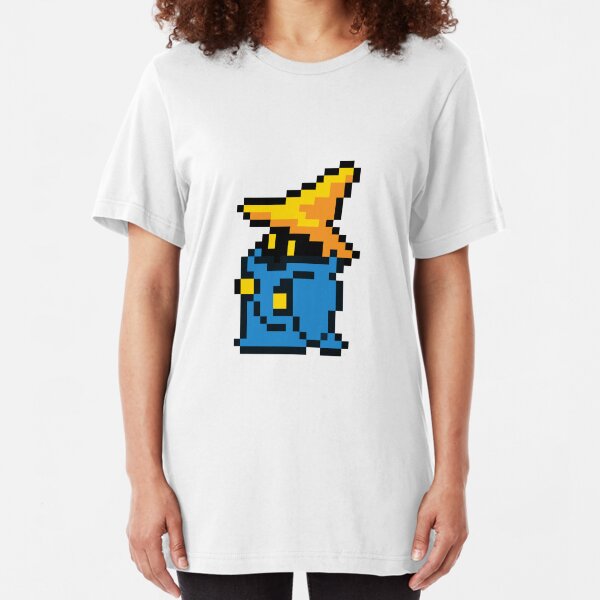 pixel black mage Slim Fit T-Shirt