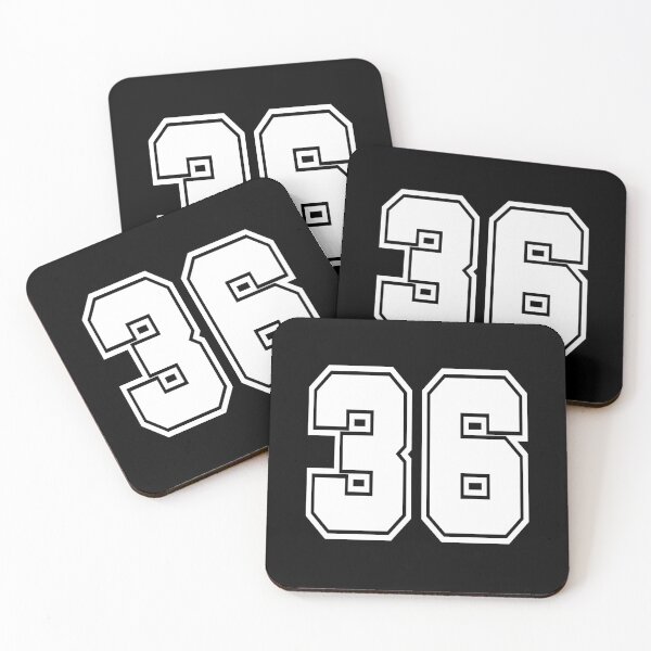 Item preview, 36 shirt number number college style designed and sold by GeogDesigns.
