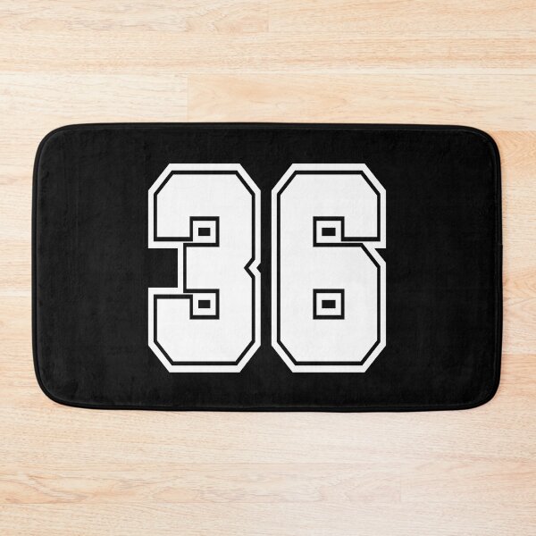 Item preview, 36 shirt number number college style designed and sold by GeogDesigns.