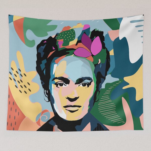 Item preview, Mexican woman with flowers in her hair designed and sold by CatsAndDots.