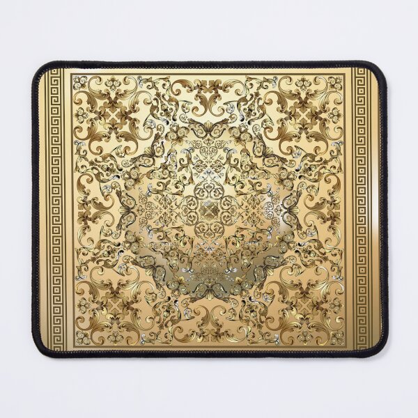 Item preview, Baroque Orange Brown Greek Key Meander designed and sold by Yiorgos Designs.