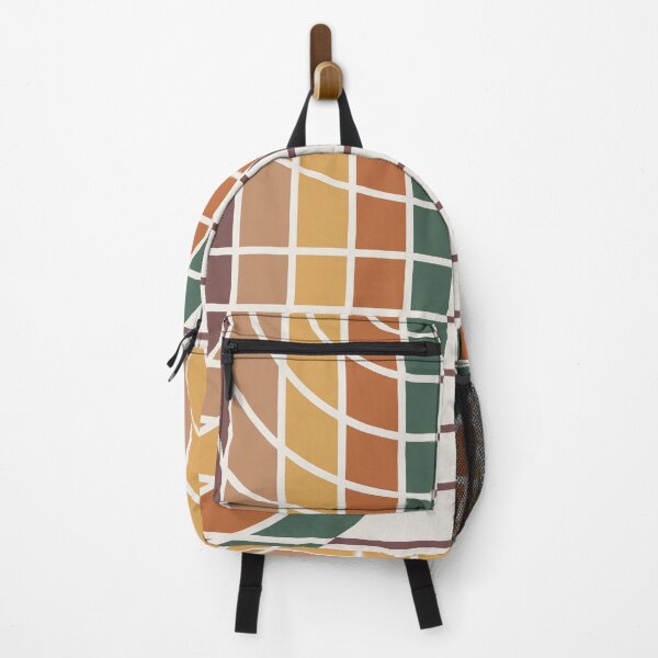 Item preview, Geometric Double Curve Gradated Design Green Brown Gold Tan and Beige designed and sold by tonymagnerart.