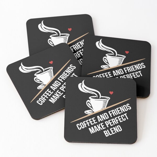 Item preview, Coffee and Friends Make the Perfect Blend Funny Barista designed and sold by Nepaz-Designs.