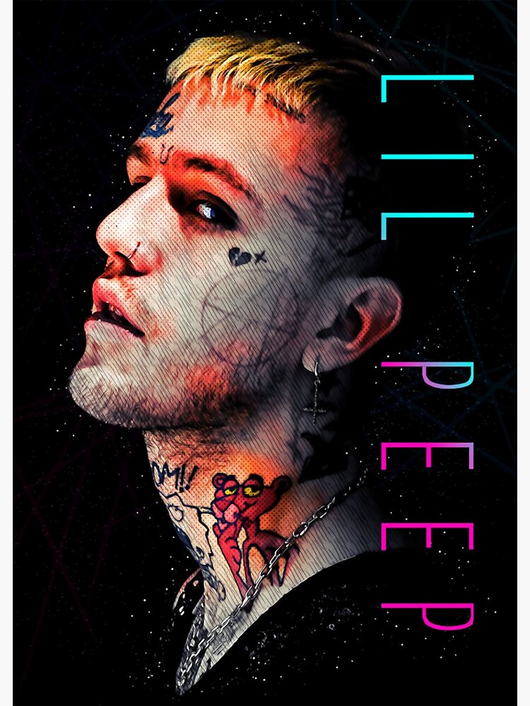 Lil Peep Fan Art Sticker By Maxineransom Redbubble