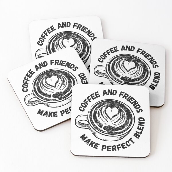 Item preview, Coffee and Friends Make the Perfect Blend Funny Barista designed and sold by Nepaz-Designs.