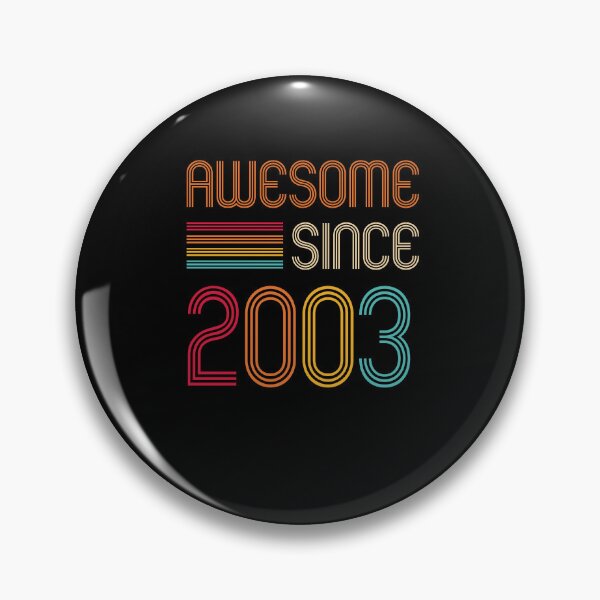 Item preview,  Awesome Since 2003 Retro T-Shirt, Birthday 2003,Birthday gift idea for Mom ,Dad & Siblings, Cool gift idea for your familly designed and sold by Tidasse ⭐⭐⭐⭐⭐.