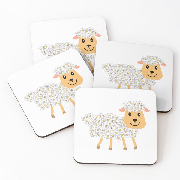 Item preview, flowery sheep  designed and sold by Photorebelle.