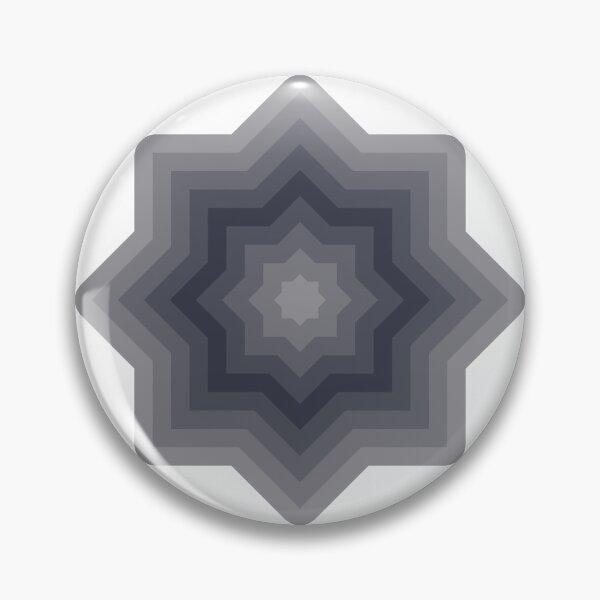 Item preview, Ultimate Grey Blue Nights Abstract Star Pattern designed and sold by PatternSalad.