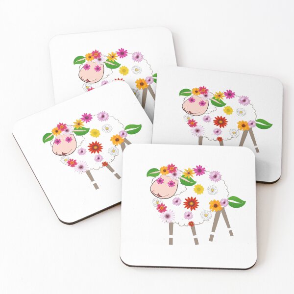 Item preview, flowery sheep  designed and sold by Photorebelle.