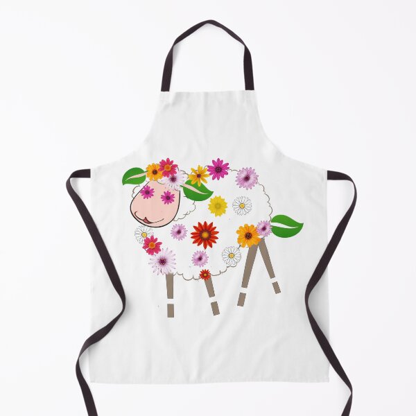 Item preview, flowery sheep designed and sold by Photorebelle.