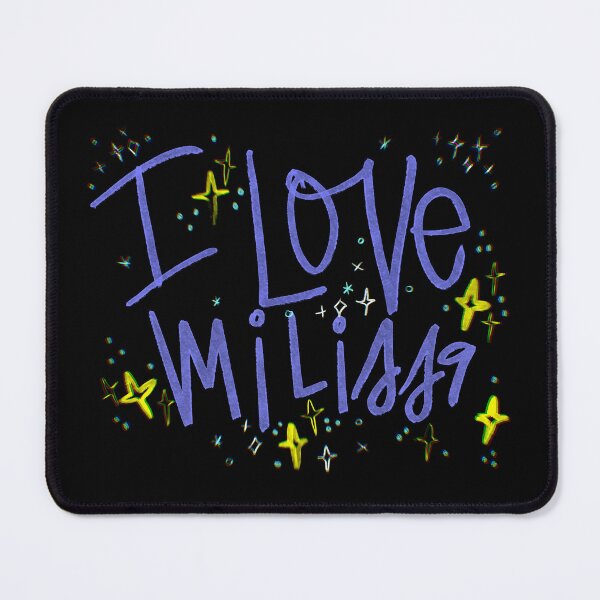 Item preview, I LOVE MILISSA NAME PURPLE designed and sold by GIVENGRACE.ART.
