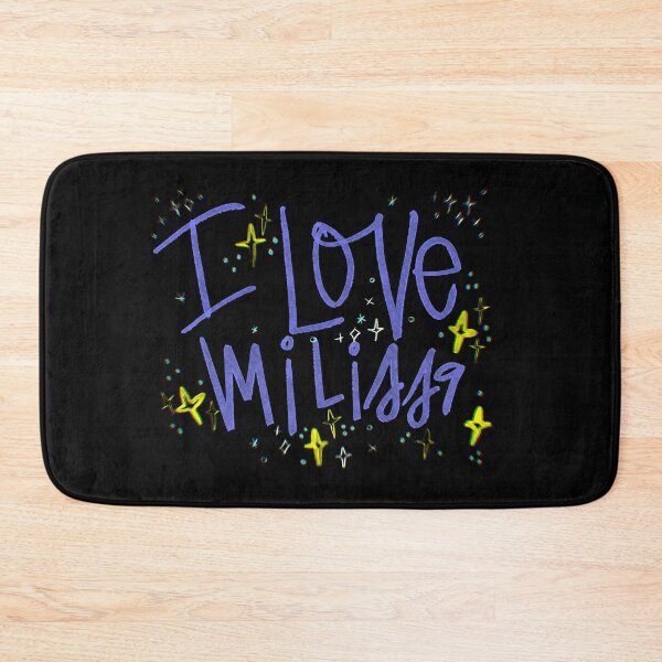 Item preview, I LOVE MILISSA NAME PURPLE designed and sold by GIVENGRACE.ART.