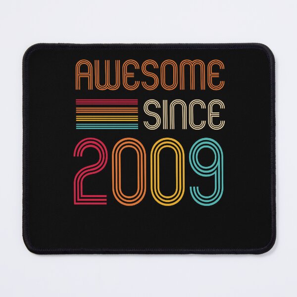 Item preview,  Awesome Since 2009 Retro T-Shirt, Birthday 2009,Birthday gift idea for Mom ,Dad & Siblings, Cool gift idea for your familly designed and sold by Tidasse ⭐⭐⭐⭐⭐.