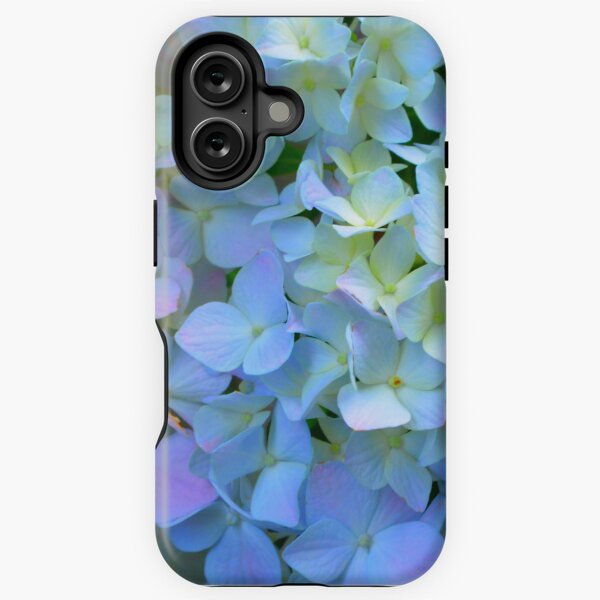 Item preview, Romantic cottage floral | Blue, purple, pink hydrangeas | cotton Candy colors designed and sold by hollycooper.