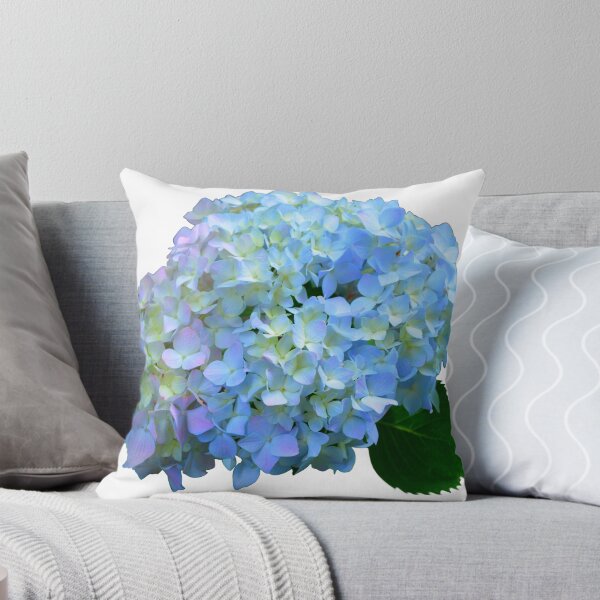 Item preview, Romantic cottage floral | Blue, purple, pink hydrangeas | cotton Candy colors designed and sold by hollycooper.