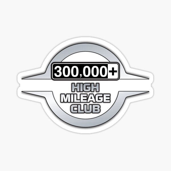 Nissan High Mileage Club - 300,000+ Miles Sticker