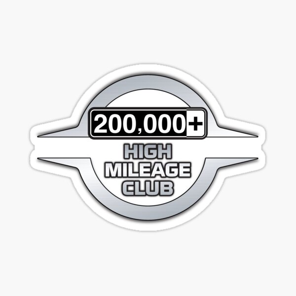 Nissan High Mileage Club - 200,000+ Miles Sticker