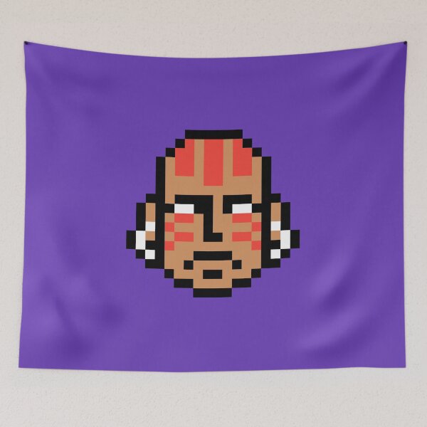 Item preview, Dhalsim 8bit portrait designed and sold by 8bitbaba.