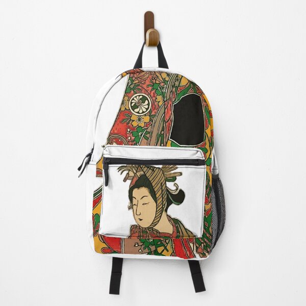 Item preview, Ukiyoe Woman in Red, Green, and Orange designed and sold by amuseXpress.