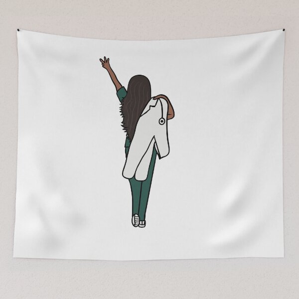 Item preview, Girl Graduation white coat steth love designed and sold by Mermaidssparkle.