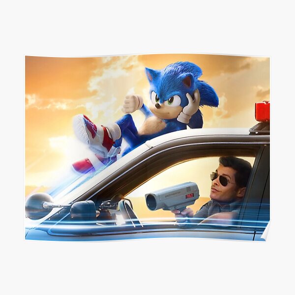 Cute movie sonic poster Poster