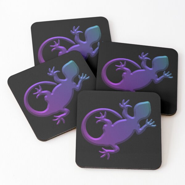 Item preview, PURPLE LEAPING LIZARDS designed and sold by Heidi Baldwin.