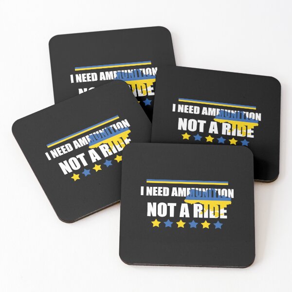 Item preview, I Need Ammunition Not A Ride -Ukrainian President Zelenskyy Quote designed and sold by yoshra.