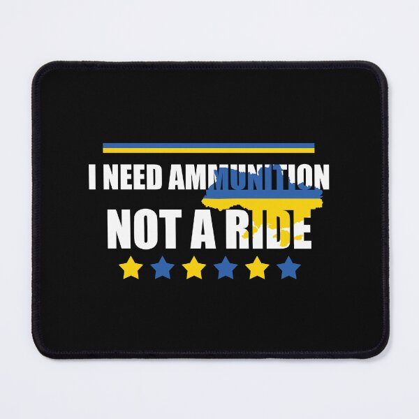 Item preview, I Need Ammunition Not A Ride -Ukrainian President Zelenskyy Quote designed and sold by yoshra.