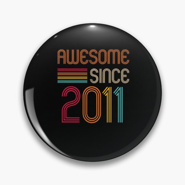 Item preview, Awesome Since 2011 Retro T-Shirt, Birthday 2011,Birthday gift idea for Mom ,Dad & Siblings, Cool gift idea for your familly designed and sold by Tidasse ⭐⭐⭐⭐⭐.