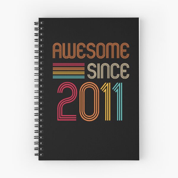 Item preview, Awesome Since 2011 Retro T-Shirt, Birthday 2011,Birthday gift idea for Mom ,Dad & Siblings, Cool gift idea for your familly designed and sold by Tidasse ⭐⭐⭐⭐⭐.