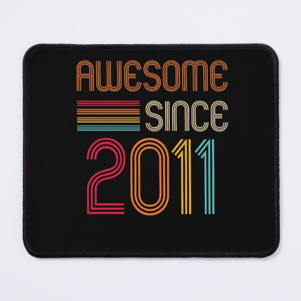 Item preview, Awesome Since 2011 Retro T-Shirt, Birthday 2011,Birthday gift idea for Mom ,Dad & Siblings, Cool gift idea for your familly designed and sold by Tidasse ⭐⭐⭐⭐⭐.