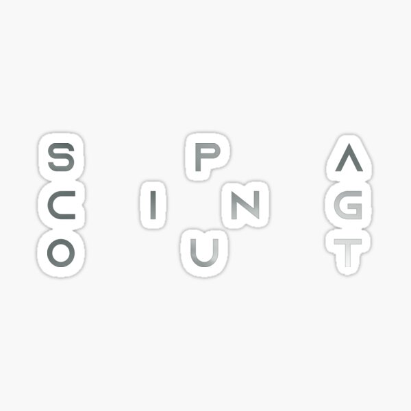 S P A C I N G O U T Sticker