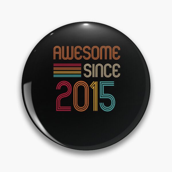 Item preview,  Awesome Since 2015 Retro T-Shirt, Birthday 2015 ,Birthday gift idea for Mom ,Dad & Siblings, Cool gift idea for your familly designed and sold by Tidasse ⭐⭐⭐⭐⭐.