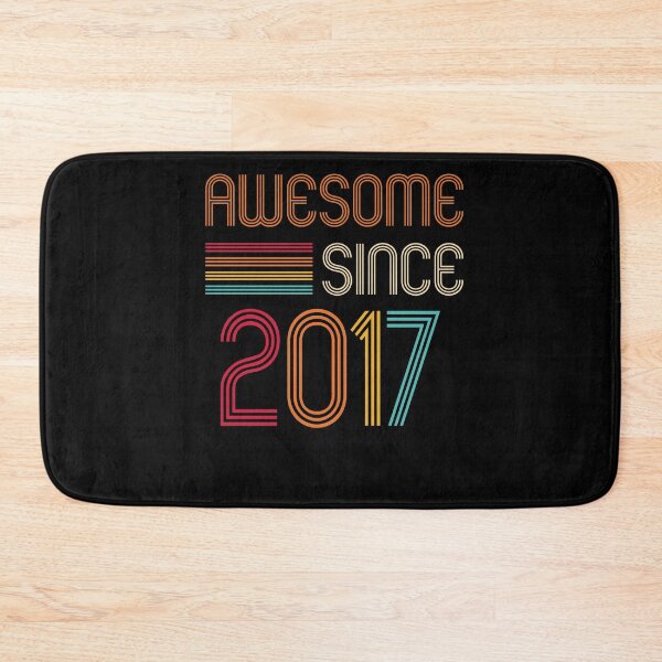 Item preview, Awesome Since 2017 Retro T-Shirt, Birthday 2017,Birthday gift idea for Mom ,Dad & Siblings, Cool gift idea for your familly designed and sold by Tidasse ⭐⭐⭐⭐⭐.