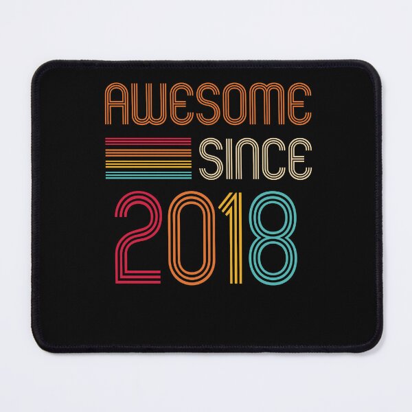 Item preview, Awesome Since 2018 Retro T-Shirt, Birthday 2018,Birthday gift idea for Mom ,Dad & Siblings, Cool gift idea for your familly designed and sold by Tidasse ⭐⭐⭐⭐⭐.