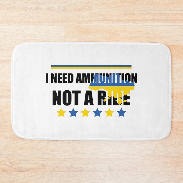 Item preview, I Need Ammunition Not A Ride -Ukrainian President Zelenskyy Quote designed and sold by yoshra.