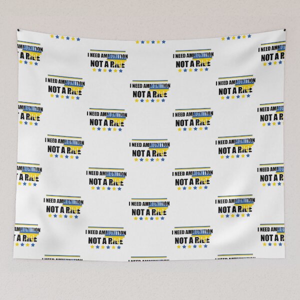 Item preview, I Need Ammunition Not A Ride -Ukrainian President Zelenskyy Quote designed and sold by yoshra.