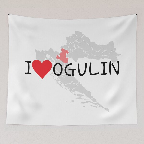 Item preview, "I Love Ogulin" designed and sold by MC Art Studio.
