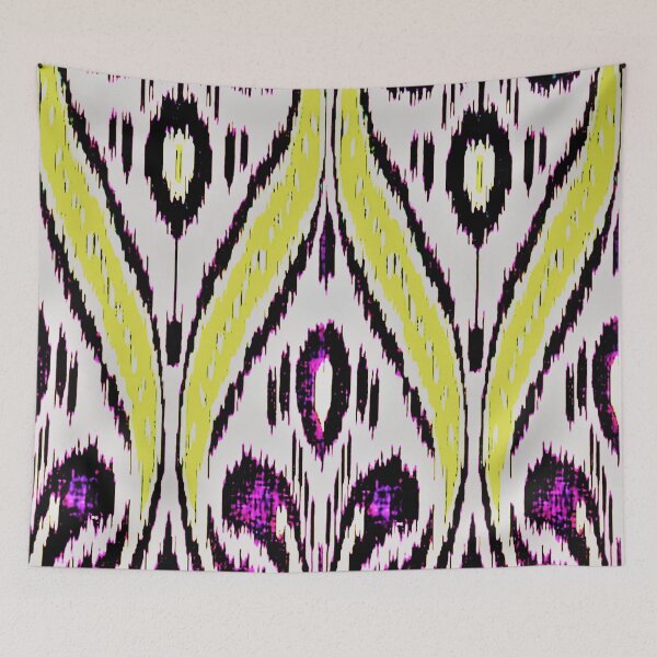 Item preview, Uzbek Ikat floral designs ikat patterns, Uzbek Ikat designs designed and sold by LeFabriqueOuz.