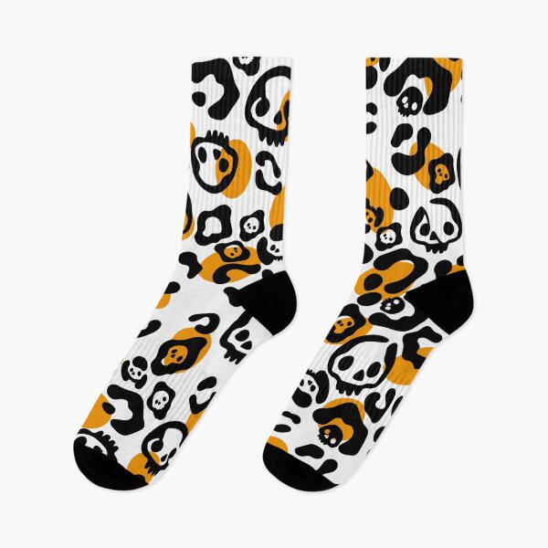 Item preview, Skull leopard print orange designed and sold by Tonickay.