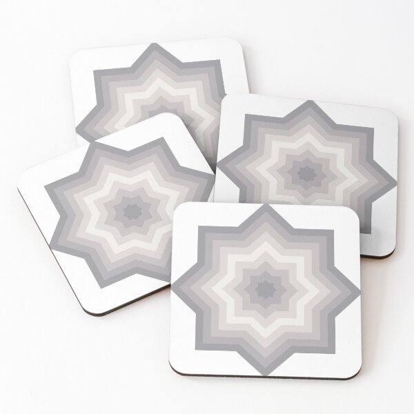 Item preview, Ultimate Grey Cloud Dancer Abstract Star Pattern designed and sold by PatternSalad.