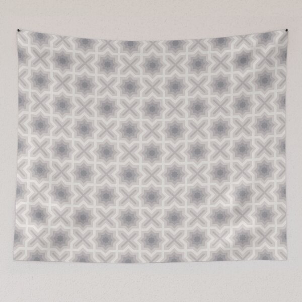 Item preview, Ultimate Grey Cloud Dancer Abstract Star Pattern designed and sold by PatternSalad.