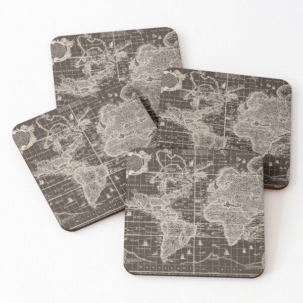 Item preview, Antique Map of the World designed and sold by ind3finite.