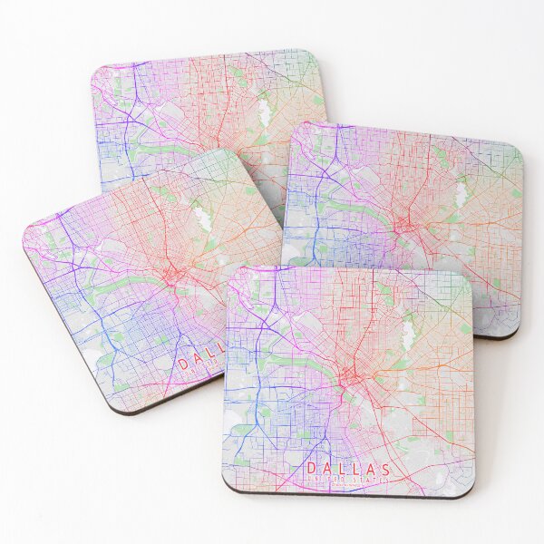 Item preview, Dallas City Map of Texas, USA - Colorful designed and sold by deMAP.
