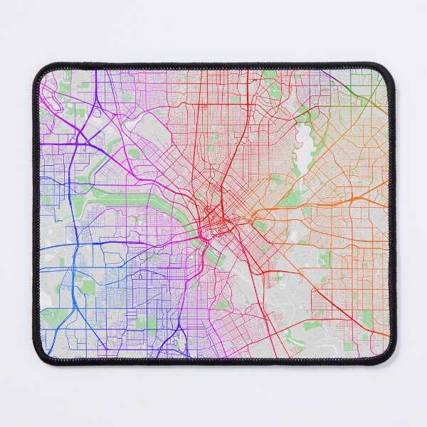 Item preview, Dallas City Map of Texas, USA - Colorful designed and sold by deMAP.