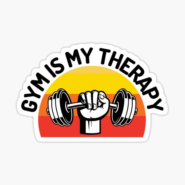 Gym Is My Therapy  Gym Sports Water Bottle – Fitness Gifts