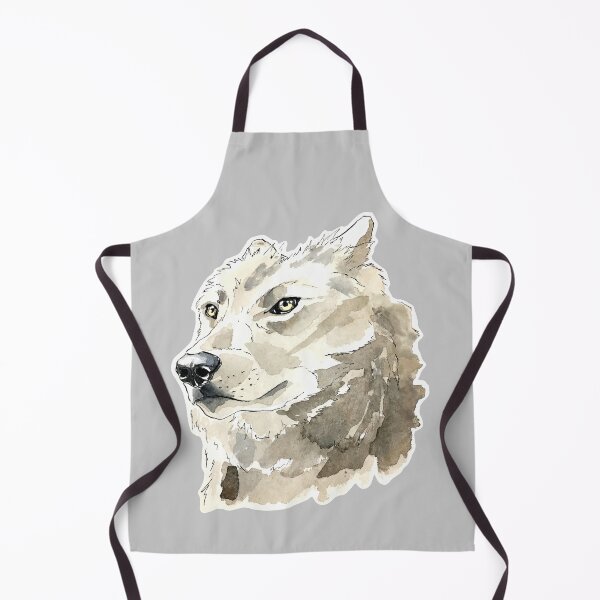 Artikelvorschau, Tundra-Wolf-Aquarell entworfen und verkauft von PainAndBrushes.