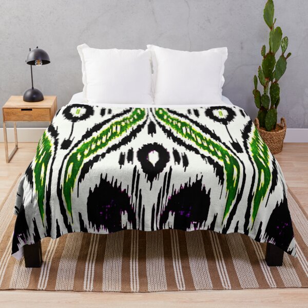Item preview, Uzbek Ikat floral designs ikat patterns, Uzbek Ikat designs designed and sold by LeFabriqueOuz.