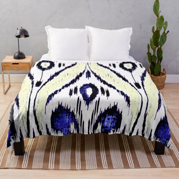 Item preview, Uzbek Ikat floral designs ikat patterns, Uzbek Ikat designs designed and sold by LeFabriqueOuz.